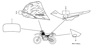 XR600R Label read the manual