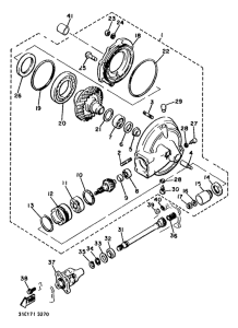 XJ900 Ведущий вал