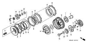 VT750C Бендикс