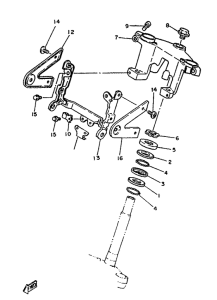 TZR125 Управление