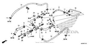 CTX1300 (ABS) Патрубки охлаждения