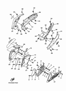 MT09A Боковые обтекатели