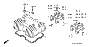 CB250 Крышка головки цилиндров