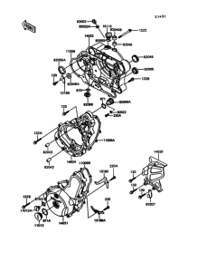KL600 Крышки двигателя