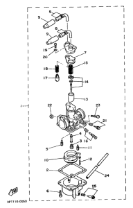 PW50 Карбюратор