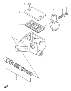 VS1400 Передний тормозной цилиндр