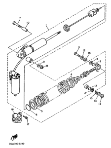 TT600W Задняя подвеска