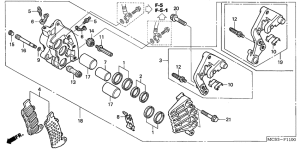 ST1300 R. front brake caliper