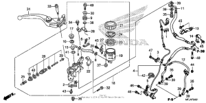 CBR600RR (ABS) Front brake master cylinder (cbr600ra)