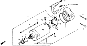 CX500 Стартер