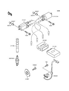 ZX400 Система зажигания