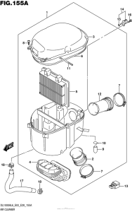 DL1000 (ABS) Воздушный фильтр