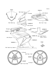 EX250 Наклейки