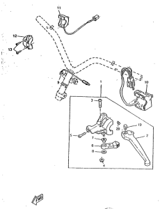 CW50RSX Handle switch. lever