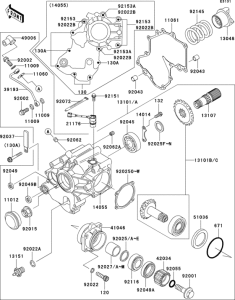 VN1600 Front bevel gear(1 / 3)