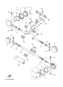 XV1600A Поворотники