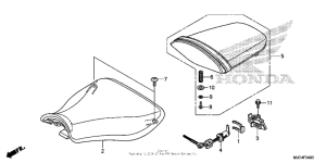 CBR600RR (ABS) Сиденье