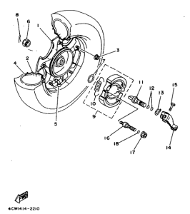 XC125 Переднее колесо
