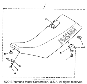 WR500ZD Сиденье