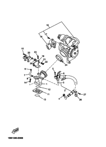 YP125R Впускная система
