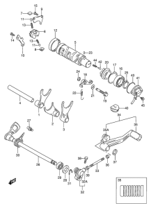 GSF600 Переключение передач