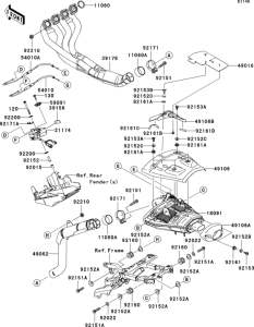 ZX600 Глушитель