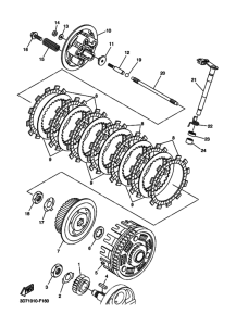 WR250R Бендикс
