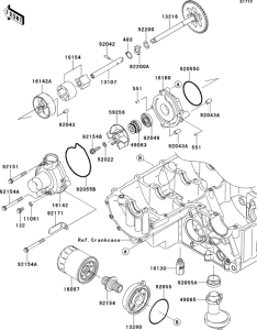 ZR800 Масляный насос
