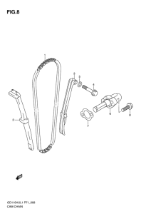 GD110 Держатель направляющей