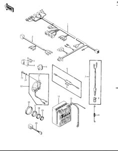 KZ400 Электрика