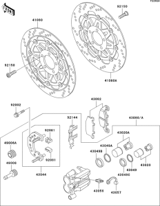 ZG1000 Front brake(zg1000-a19)