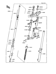 AR125 Передняя вилка