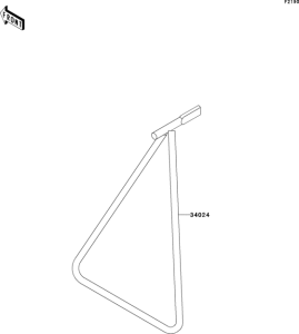 KX125 Подножка