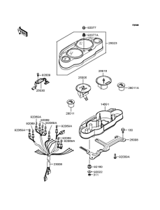 ZX400 Спидометр