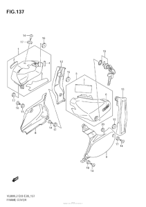VZ800 Frame Cover (Vl800C  E33)
