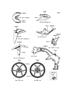 ZR1000 Decals(White)
