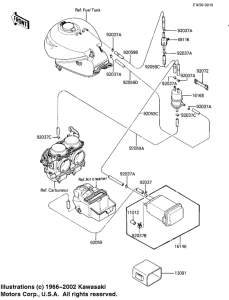 EX250 Адсорбер с активированным углем в сборе