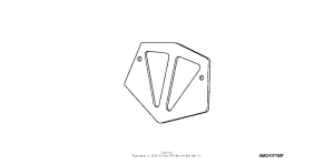 VTX1800F3 Backrest trim (low, sport custom)