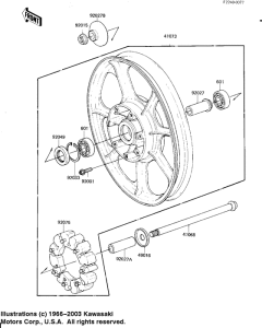  Rear wheel / hub