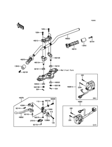 EX400 ハンドルバー
