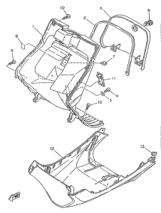 YA50R Ветровое стекло