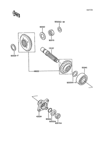 ZG1300 Передняя коническая зубчатая передача