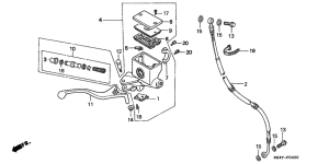 CN250 Fr. brake master cylinder