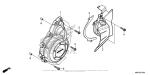 CMX500 Крышка генератора