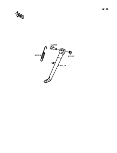 EL250 Подножка