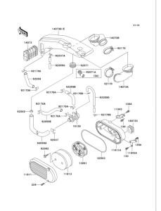 VN750 Воздушный фильтр