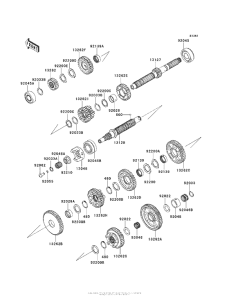 ZG1400 Трансмиссия