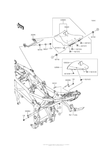 BR250 Сиденье