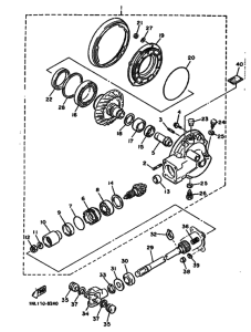 XVZ1300 XVZ13DU Driveshaft