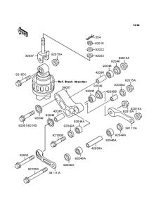ZX250 Задняя подвеска